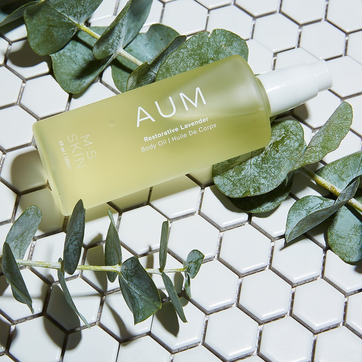 Aum lavender body oil on msskincare.co