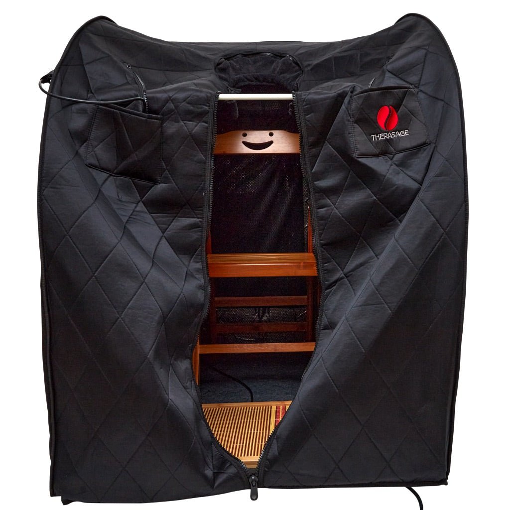 Therasage Thera360 Plus Portable Infrared Sauna for at-home detoxification and recovery
