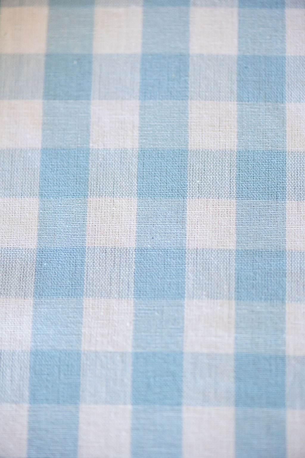 Galley & Fen Blue Ruffled Gingham Tablecloth