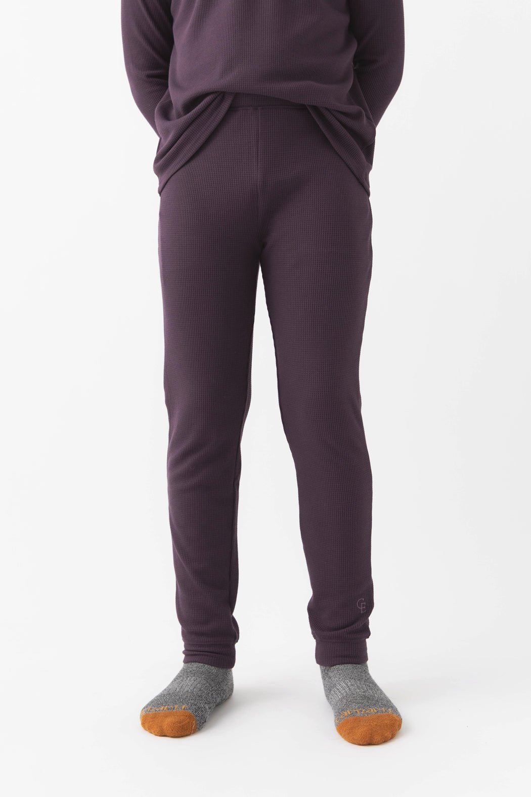 Cozy Earth Children's Bamboo Waffle Knit Base Layer Pant - Last Chance