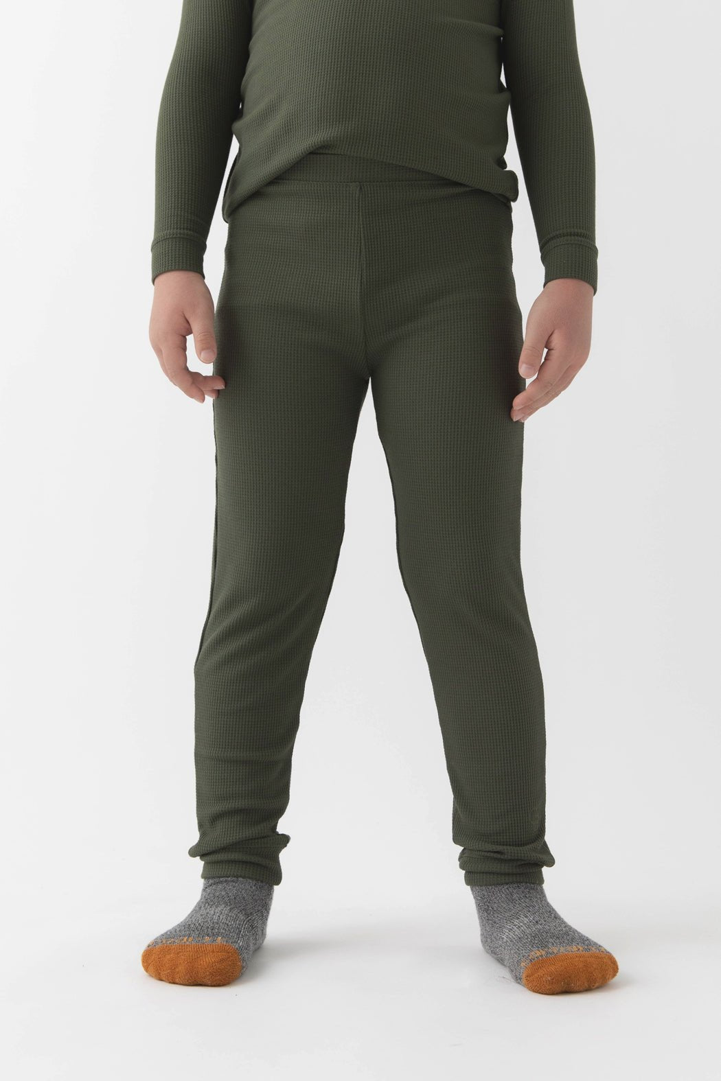 Cozy Earth Children's Bamboo Waffle Knit Base Layer Pant - Last Chance