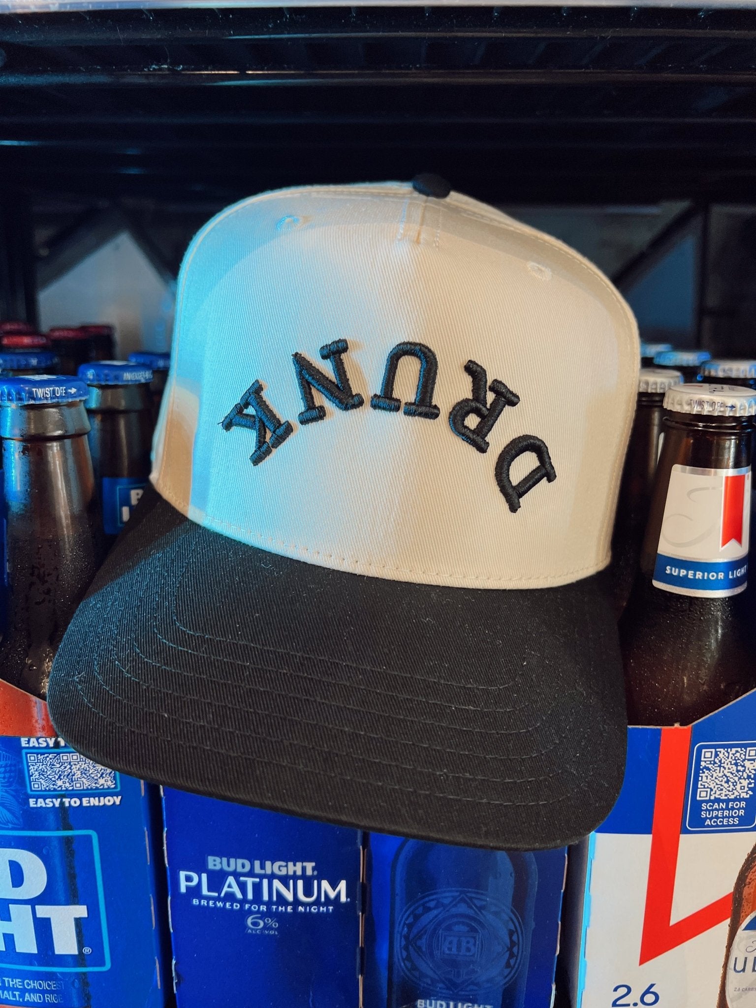 KenzKustomz DRUNK Vintage Trucker Hat