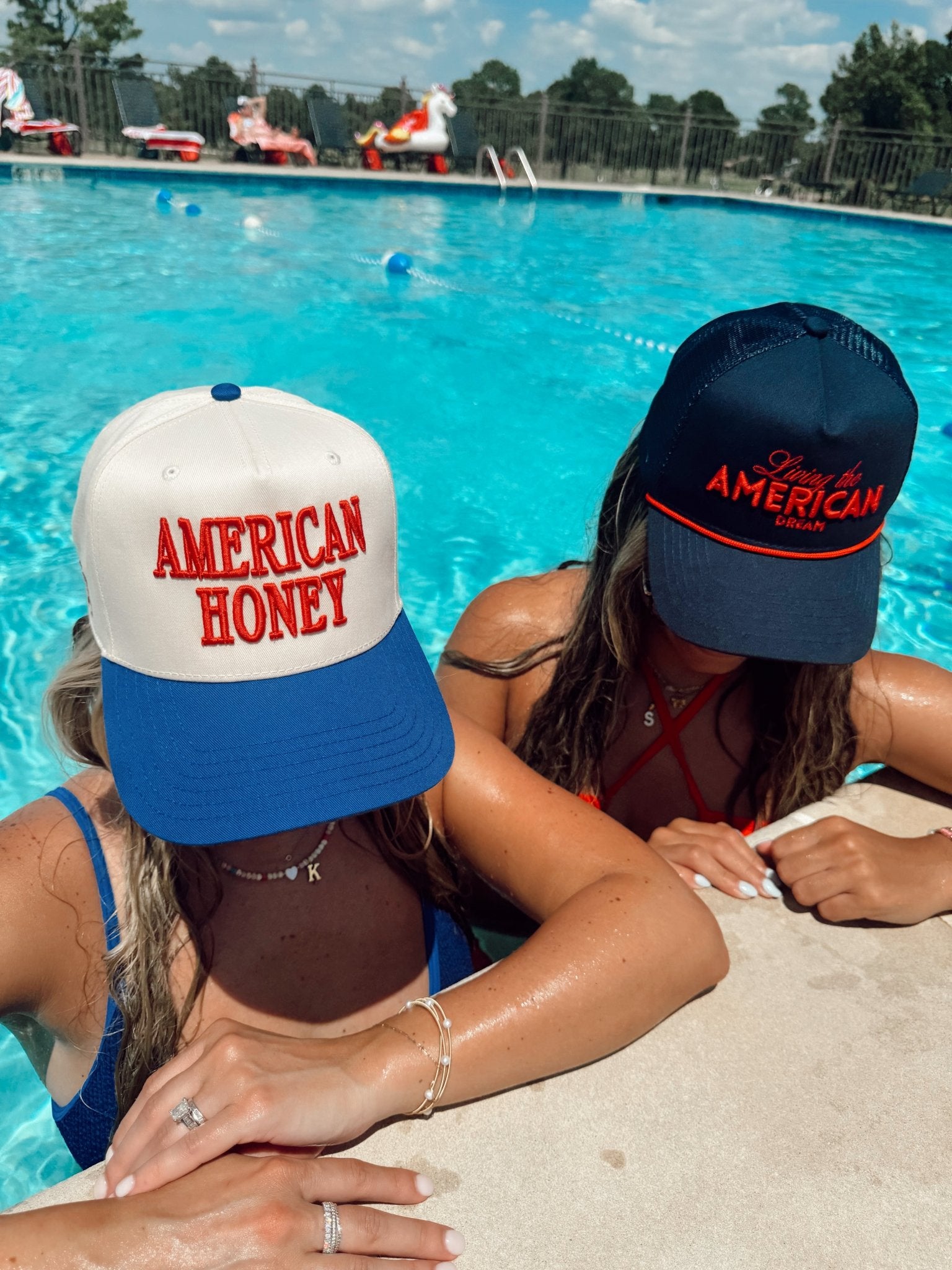 KenzKustomz American Honey Vintage Trucker Hat