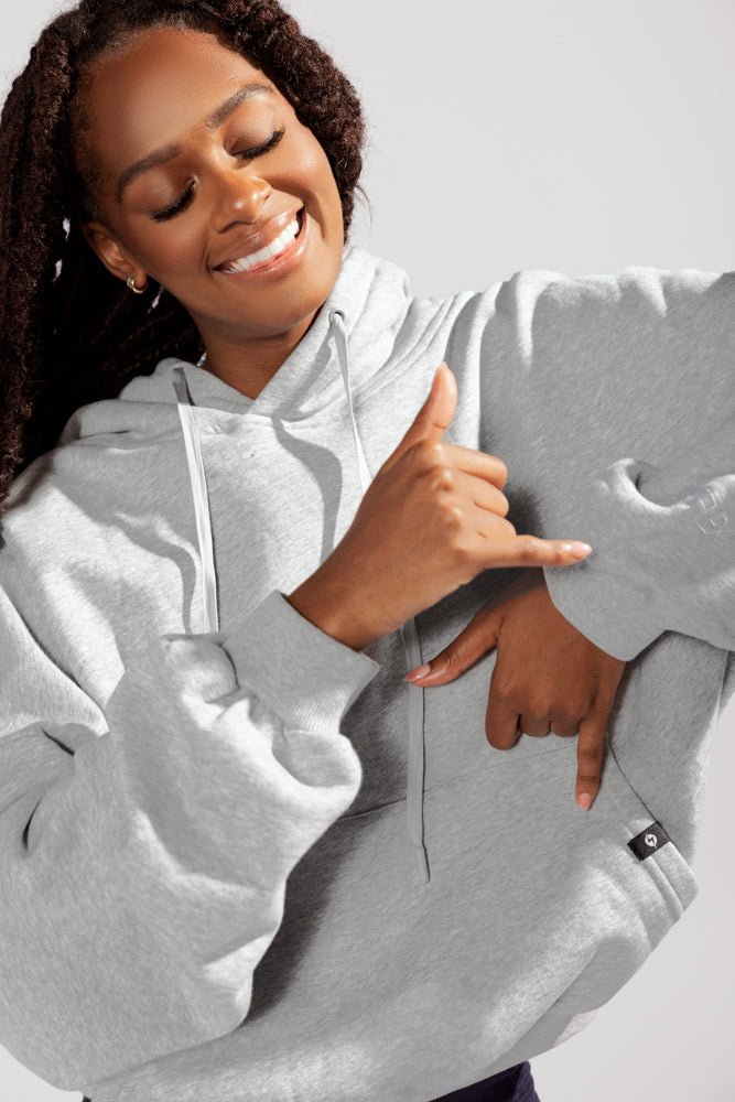 POPFLEX® Pullover Cloud Hoodie - Heather Grey