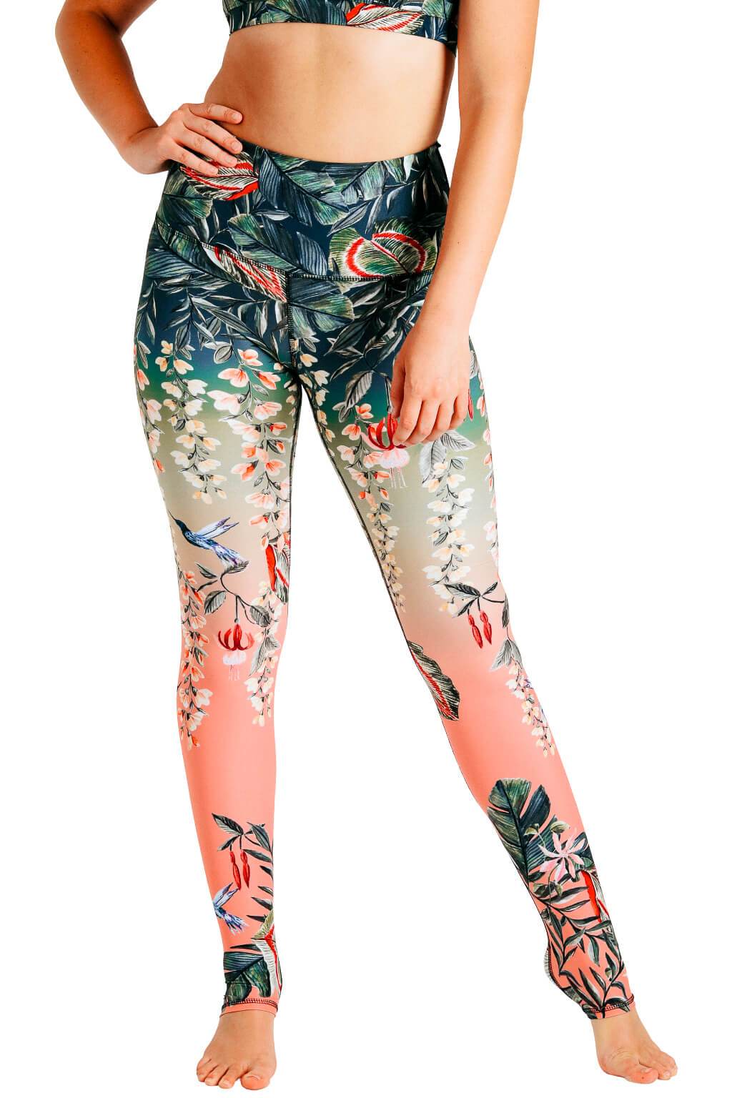 Yoga Democracy YD Legging - Feeling Ferntastic