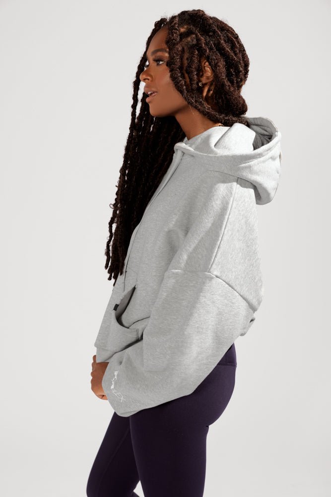 POPFLEX® Pullover Cloud Hoodie - Heather Grey