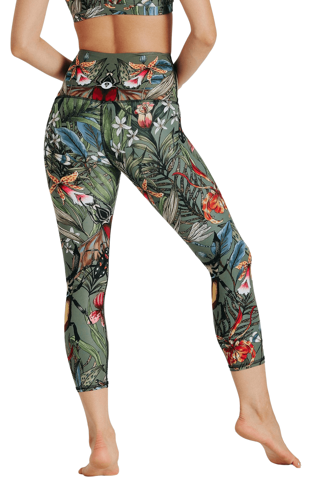Yoga Democracy Capri Legging - Green Thumb