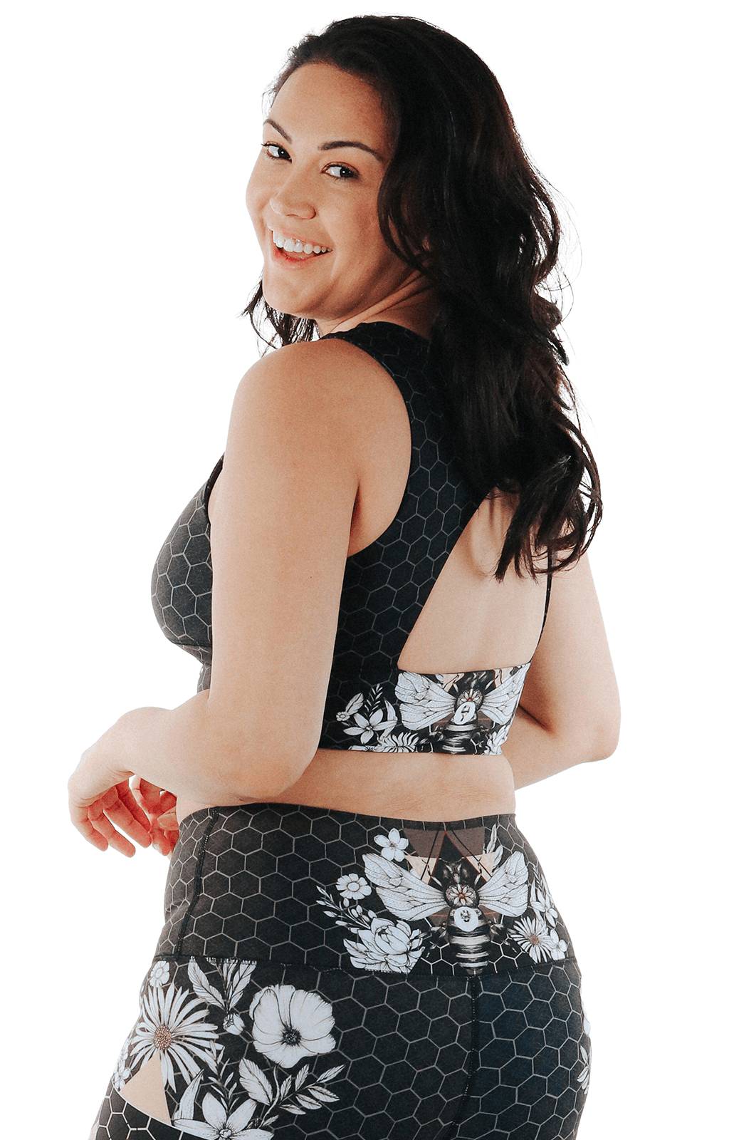 Yoga Democracy Free Range Sports Bra - Beeloved Blackout