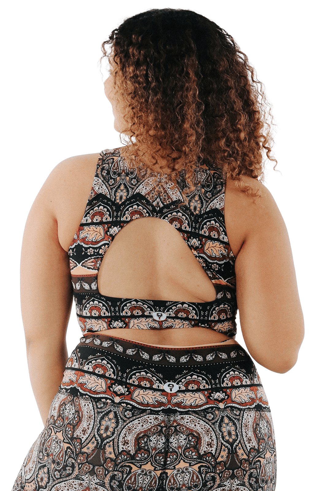 Yoga Democracy Free Range Sports Bra - Espresso Yourself