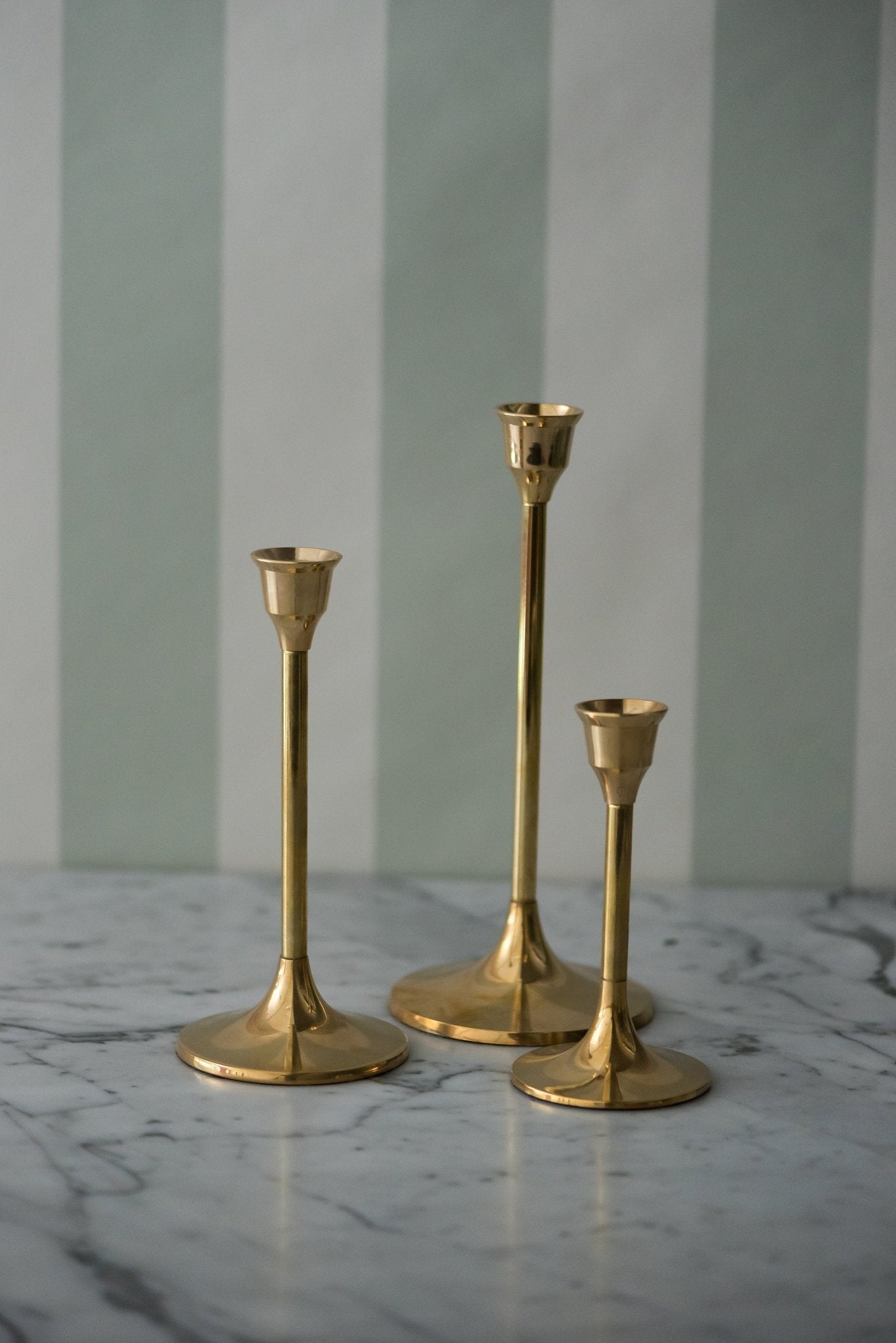 Galley & Fen Brass Candle Holders