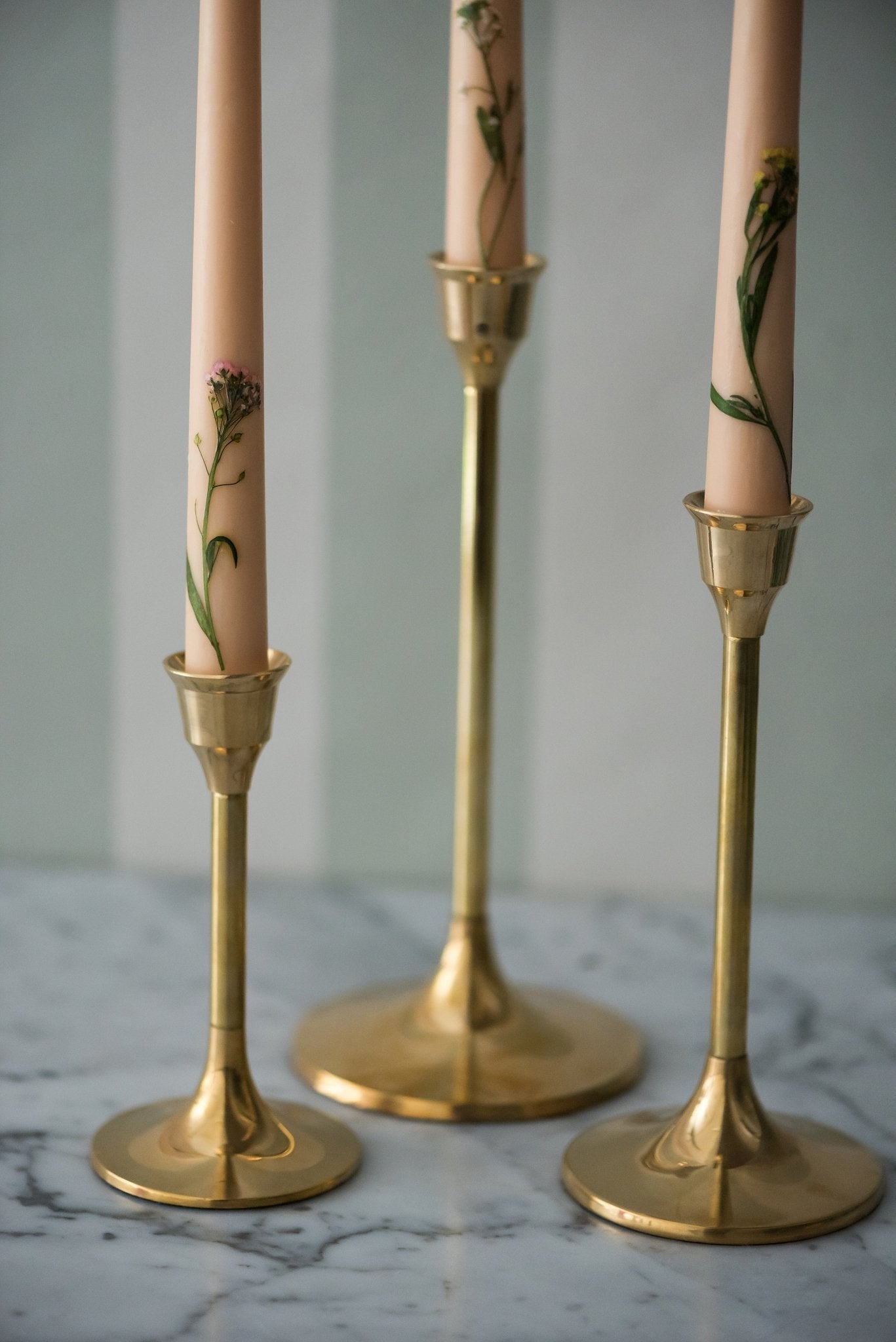 Galley & Fen Brass Candle Holders