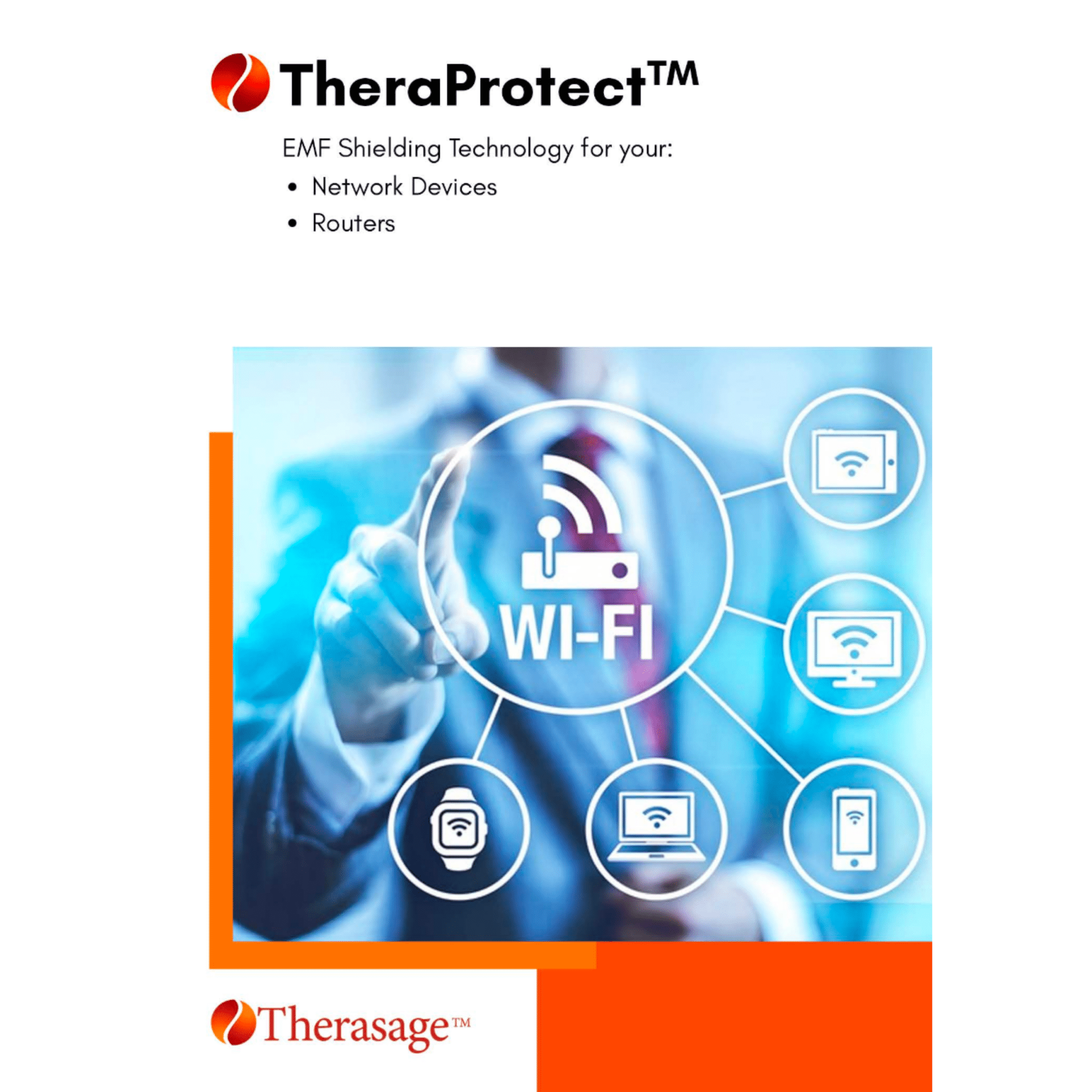 Therasage TheraProtect EMF Protection for Wireless Network Routers / Smart Meter Harmonizer etc