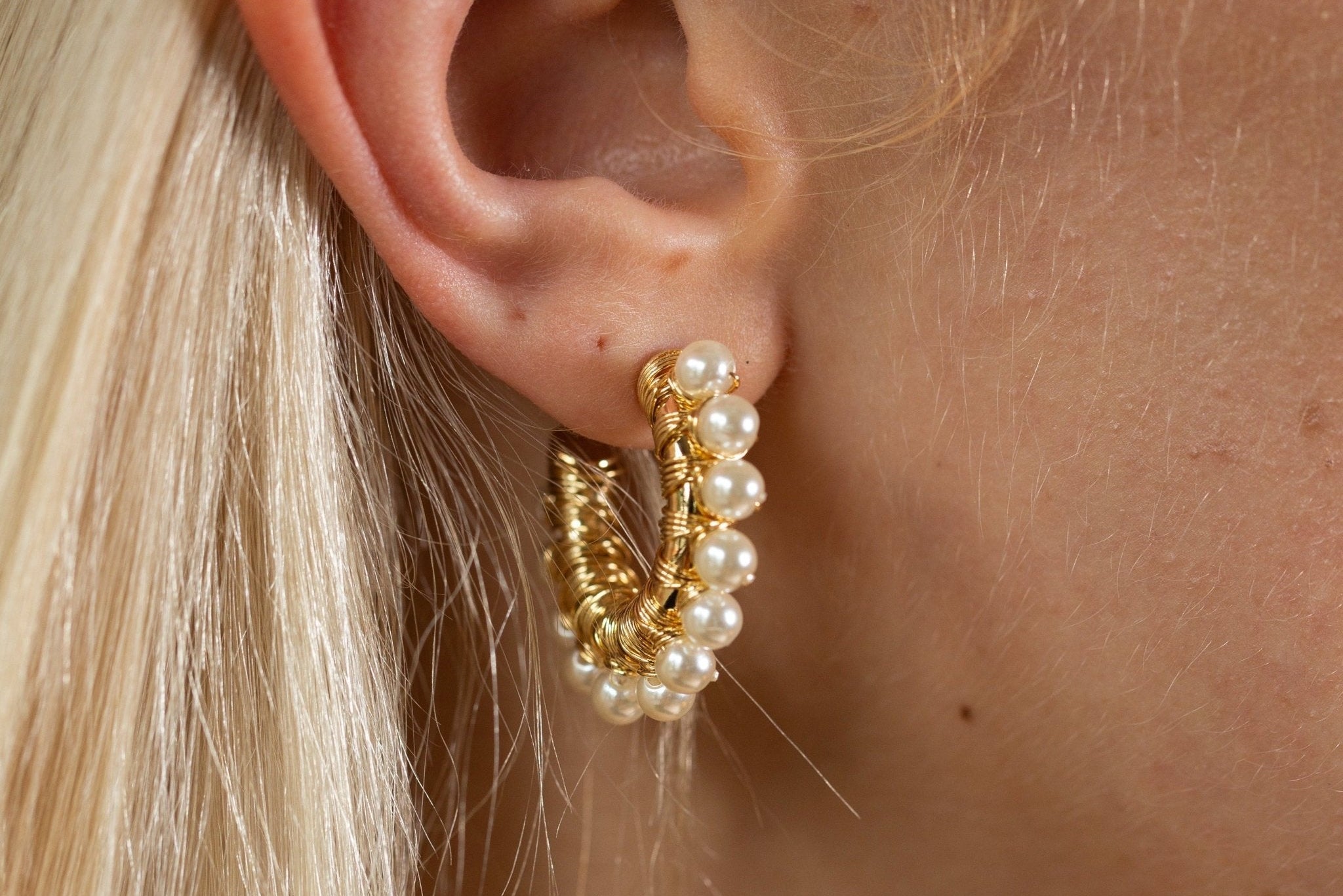 Rand Designs Marigold Hoop Earring
