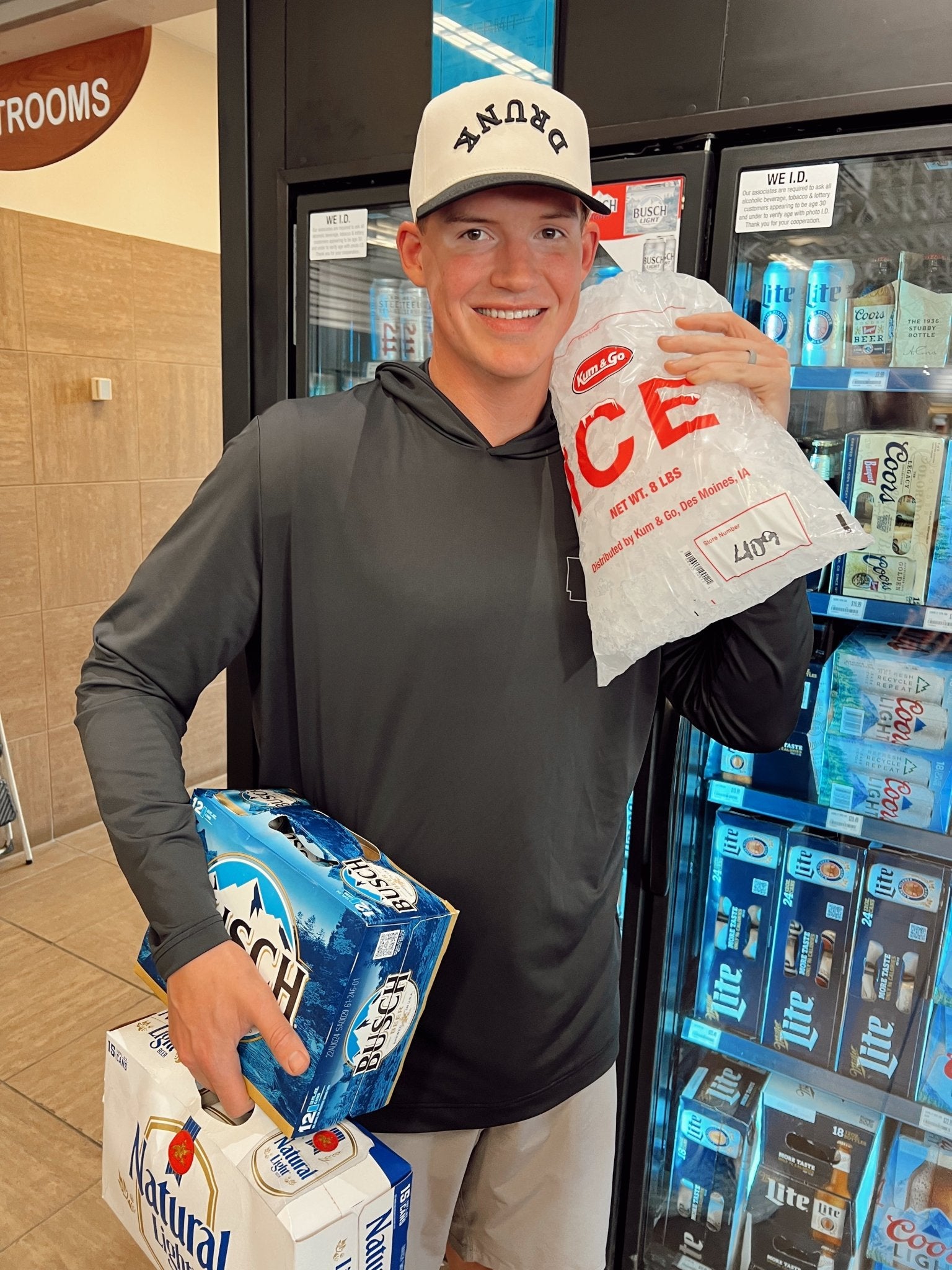 KenzKustomz DRUNK Vintage Trucker Hat