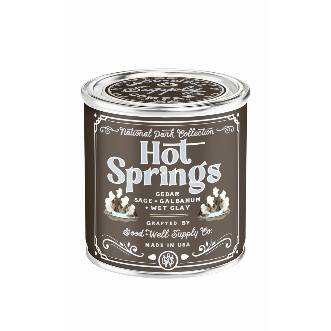 Good & Well Supply Co Hot Springs National Park Candle