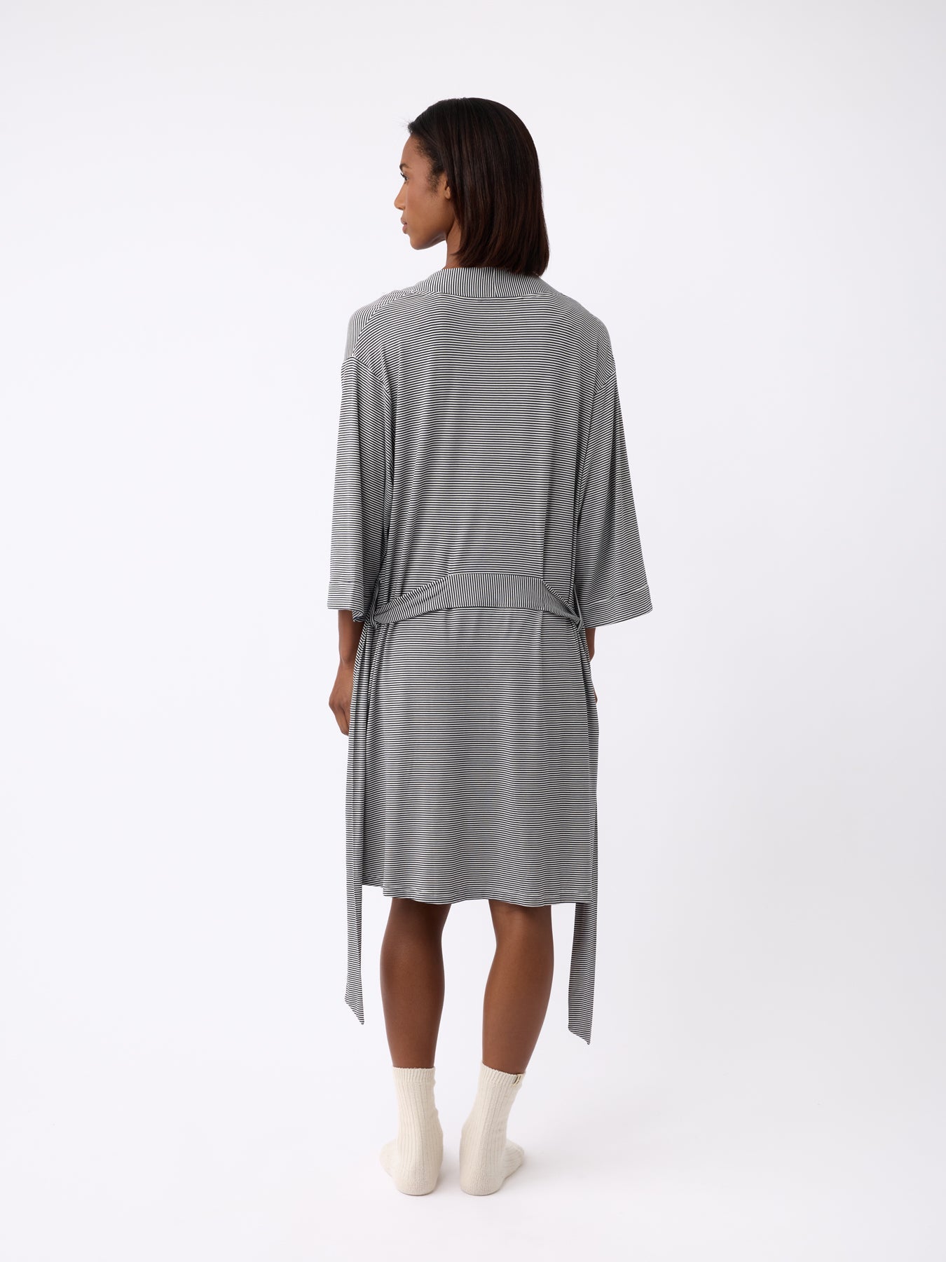 Cozy Earth Women's Bamboo Stretch - Knit Kimono Robe