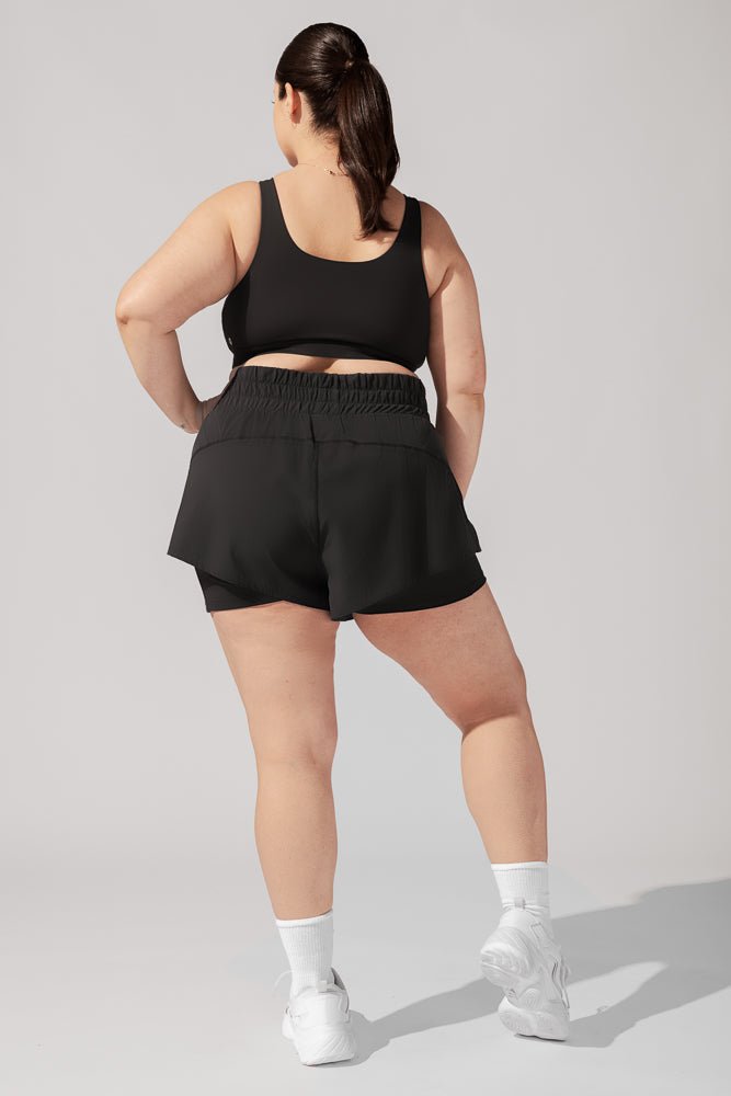 POPFLEX® High Waisted Supershort™ - Black