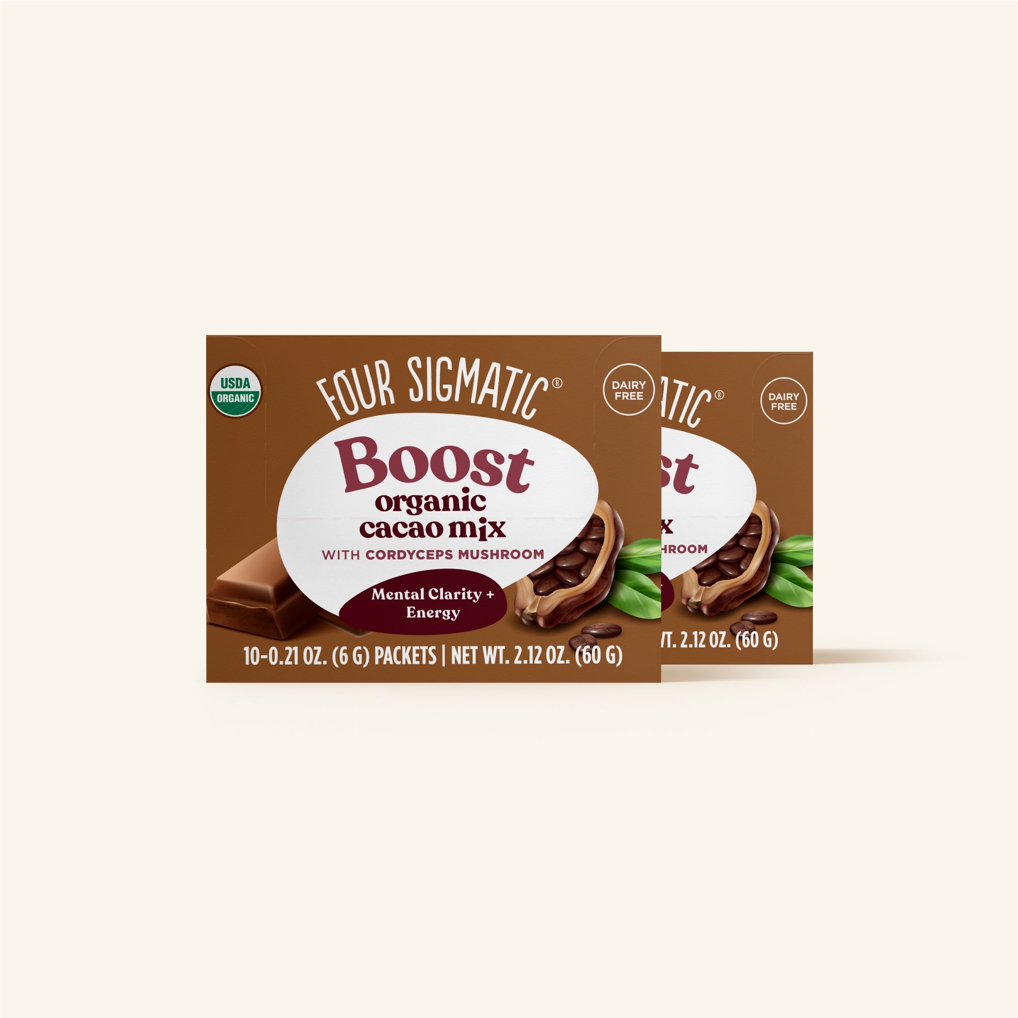 US Four Sigmatic Boost Cacao, Packets