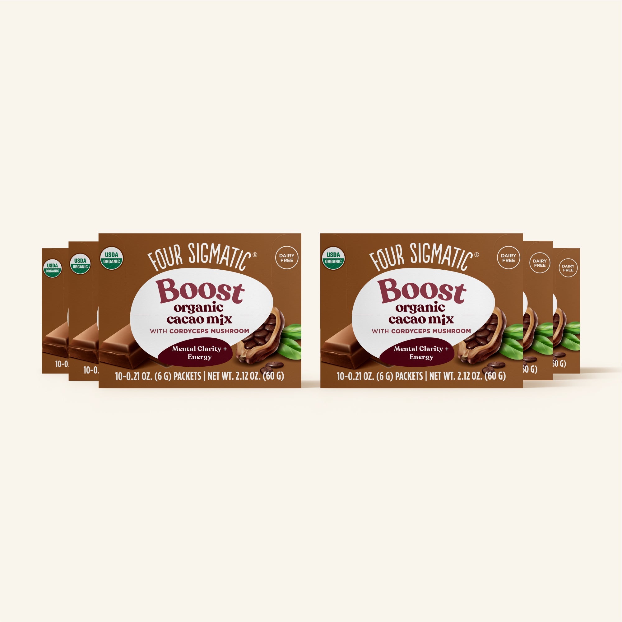 US Four Sigmatic Boost Cacao, Packets