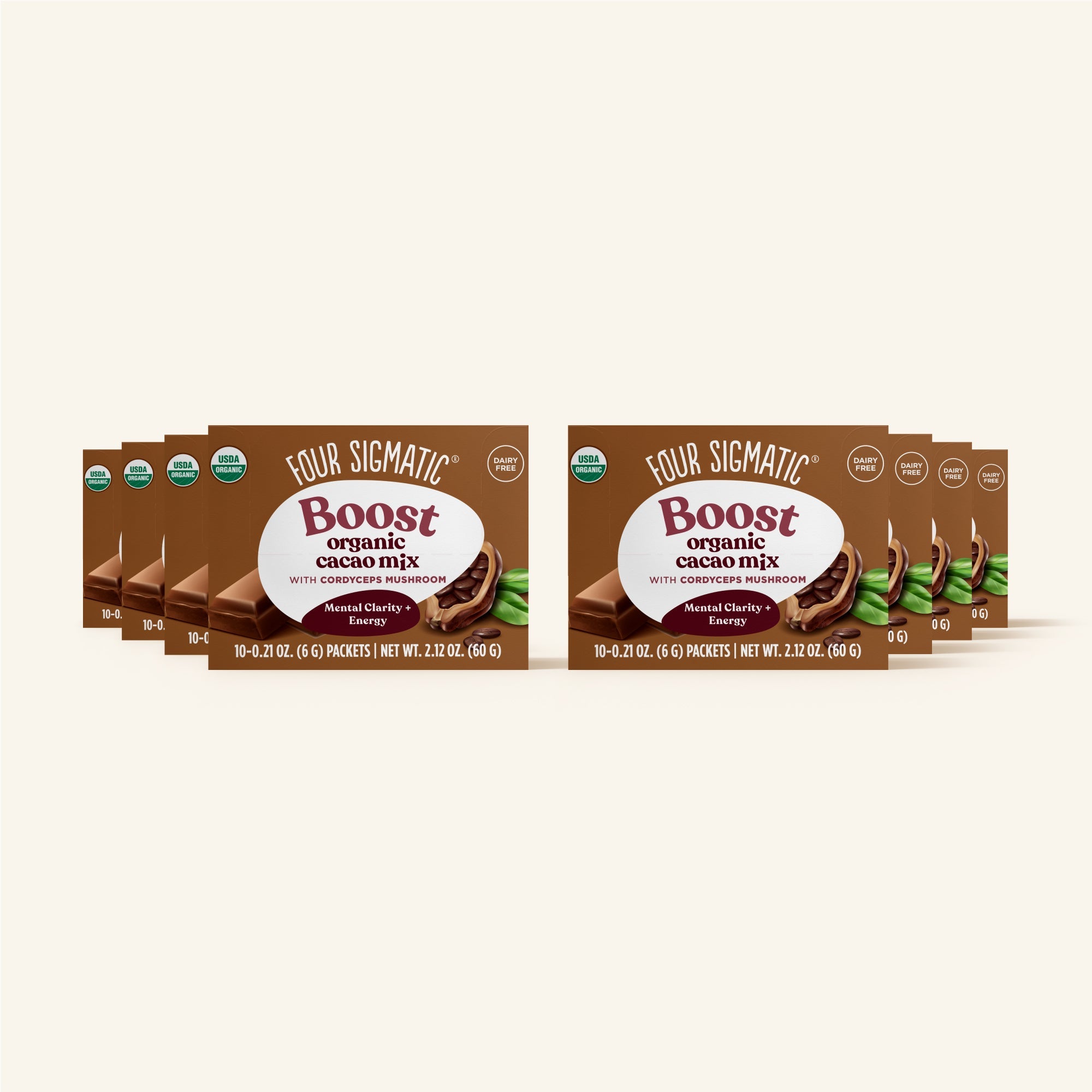 US Four Sigmatic Boost Cacao, Packets