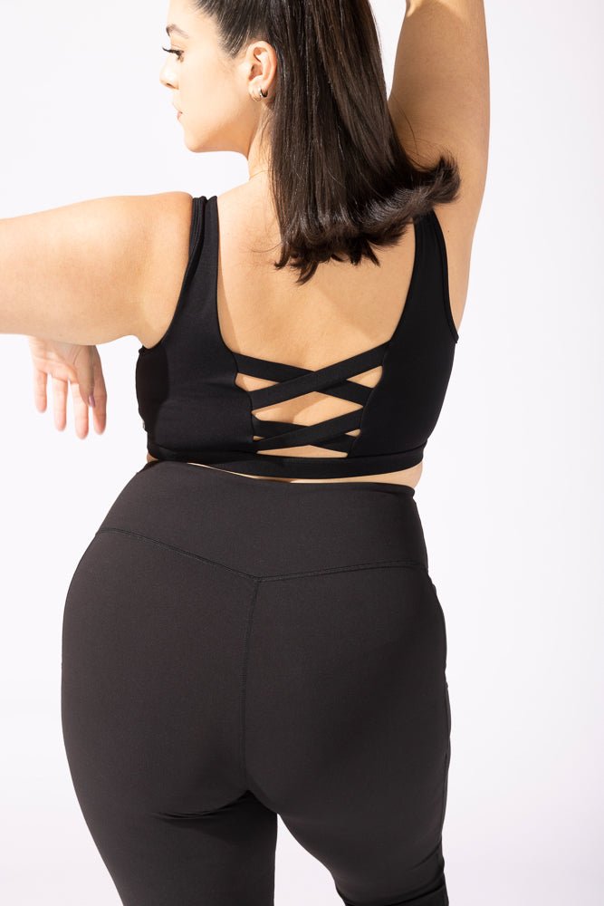 POPFLEX® Supersculpt™ Bell Bottom with Pockets - Black