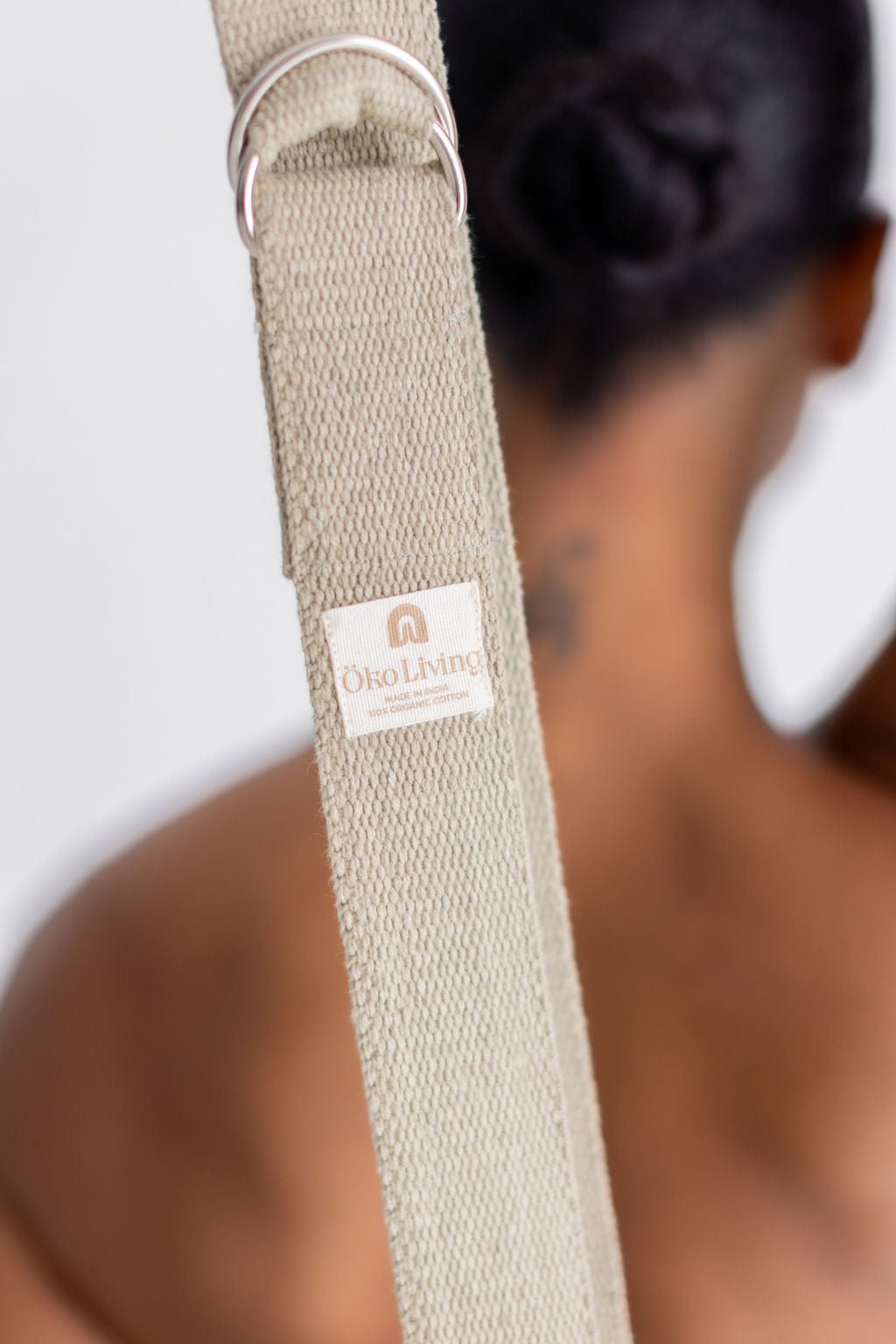 okoliving Yoga Strap - Naturally Dyed Organic Cotton