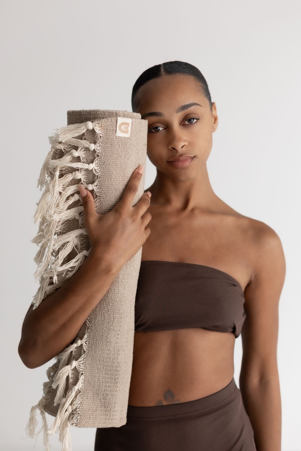 okoliving Organic Cotton Yoga Blanket - Naturally Dyed