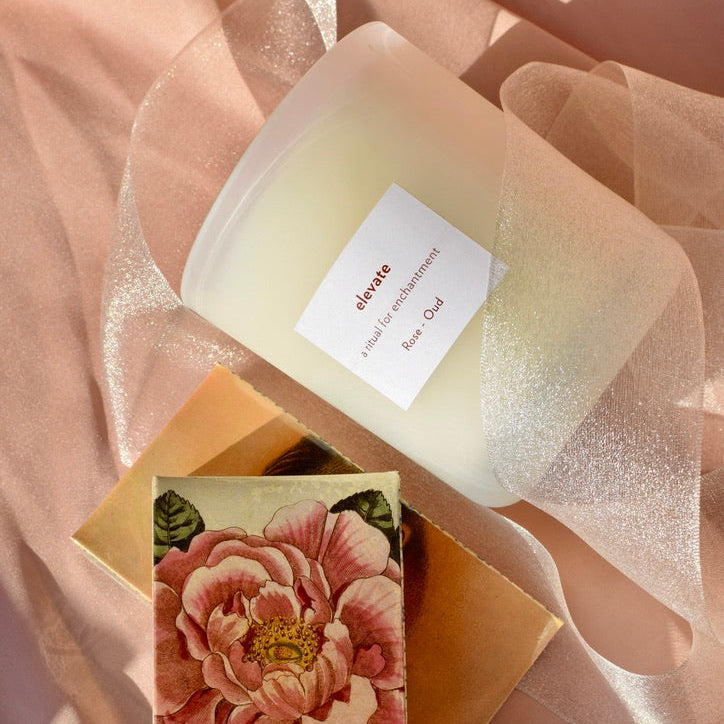 Bespoke Matches as a Gift with Elevate Rose & Oud Ritual Candle (Limited Edition)