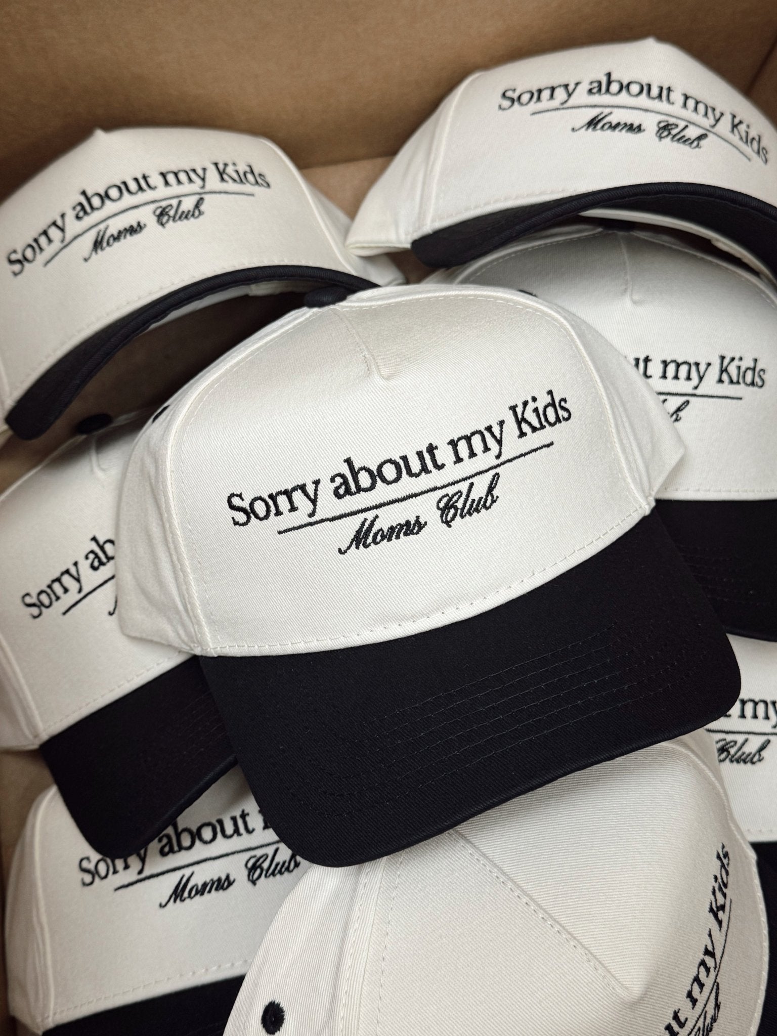 KenzKustomz Sorry About My Kids. Vintage Trucker Hat