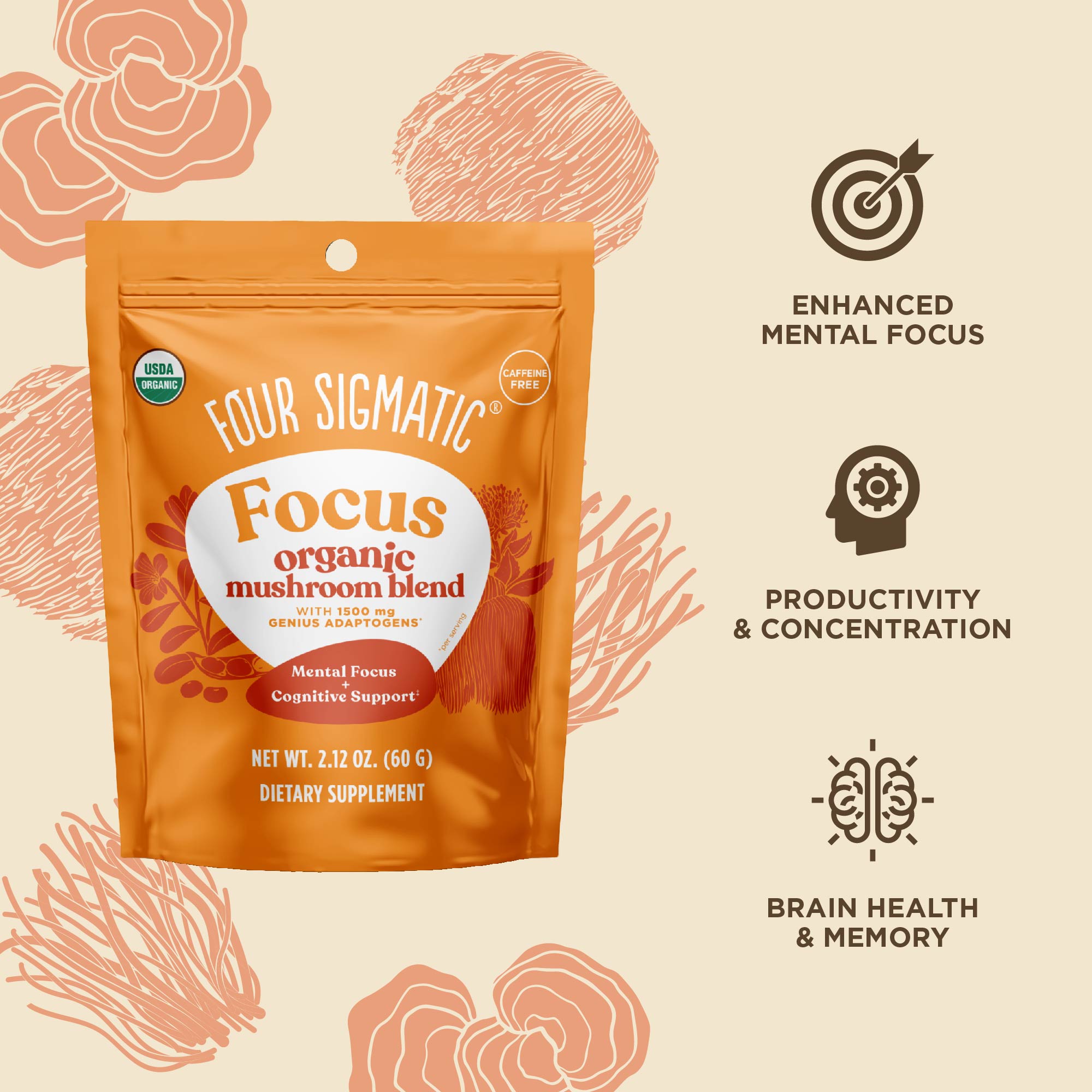 US Four Sigmatic Focus Mushroom Blend