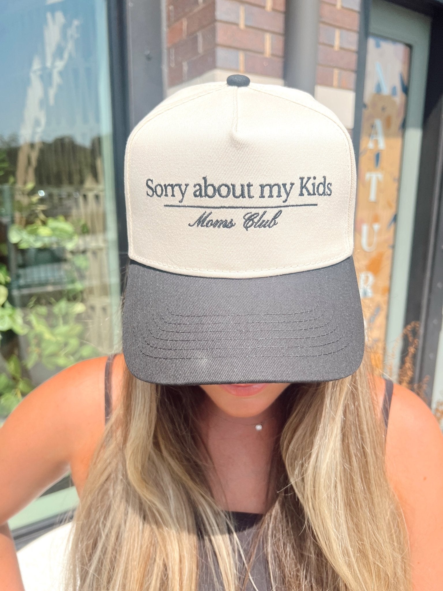 KenzKustomz Sorry About My Kids. Vintage Trucker Hat