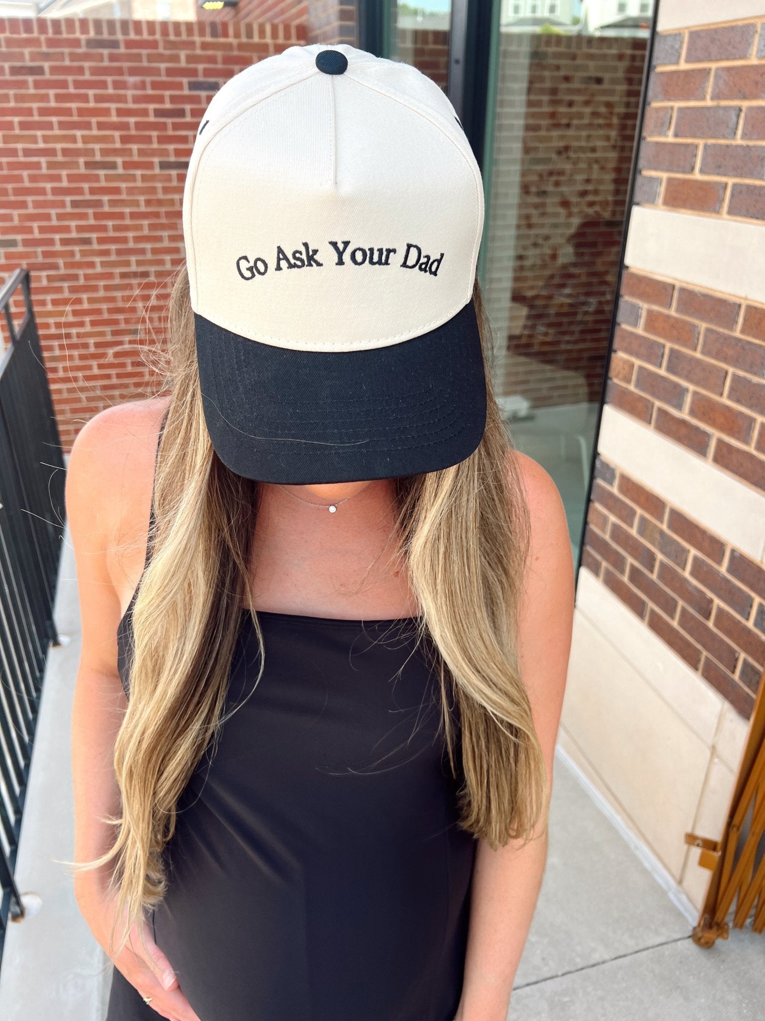 KenzKustomz Go Ask Your Dad. Vintage Trucker Hat