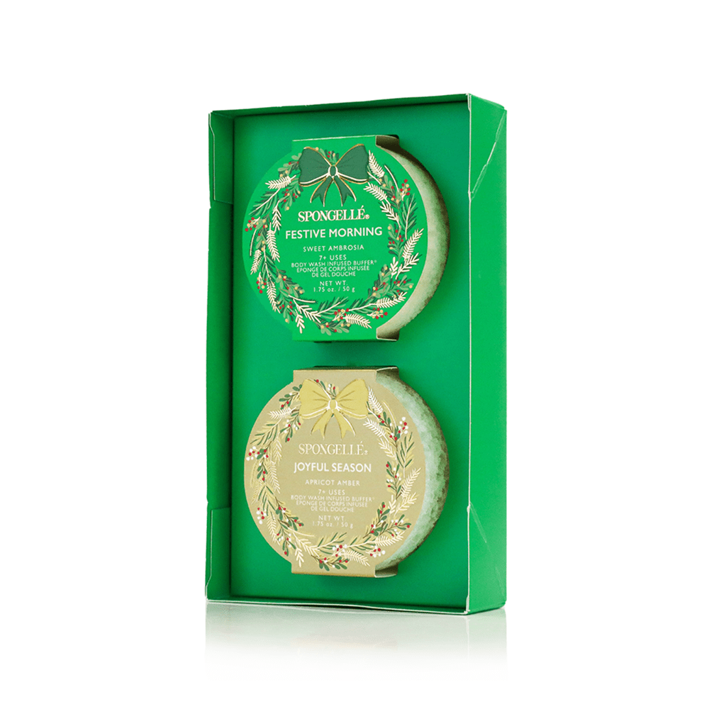 Spongellé Warmth & Wonder | Holiday Wreath Gift Set
