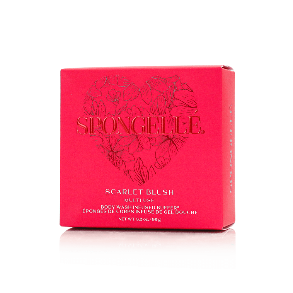 Spongellé Scarlet Blush | Heart Buffer
