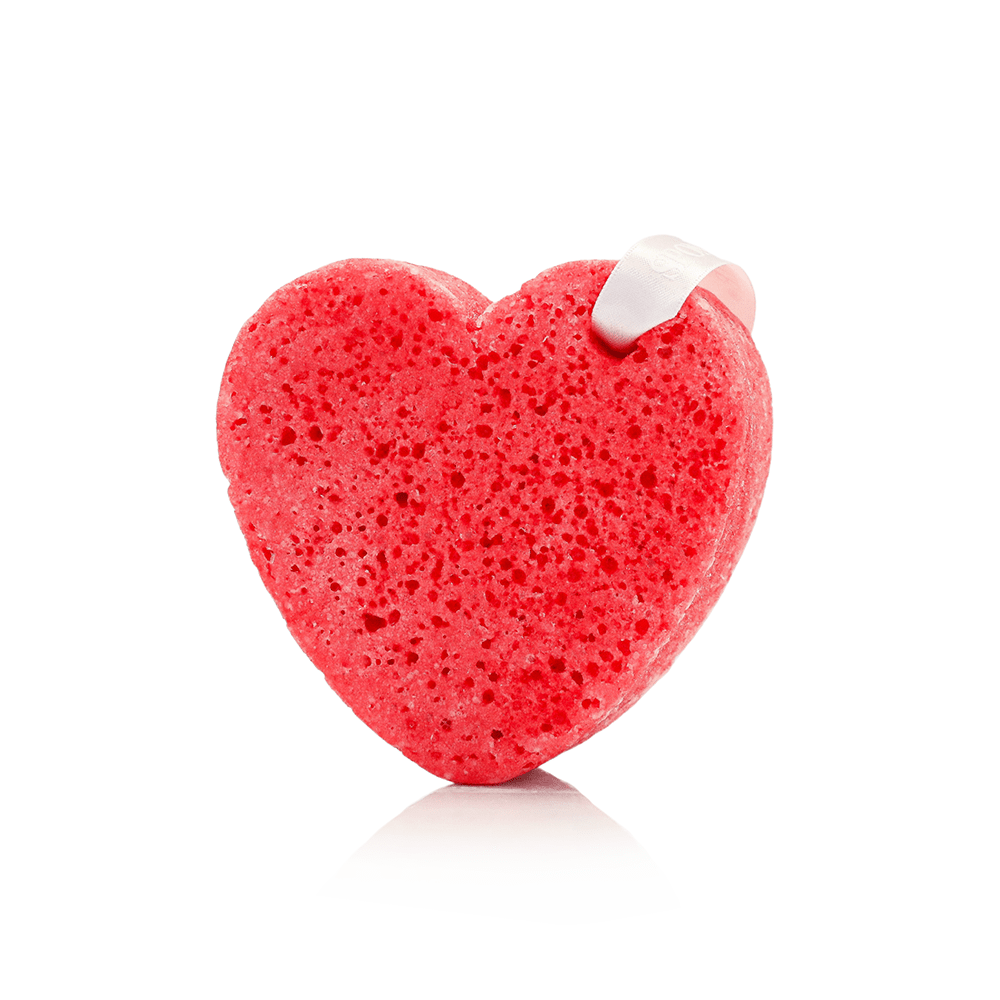 Spongellé Scarlet Blush | Heart Buffer