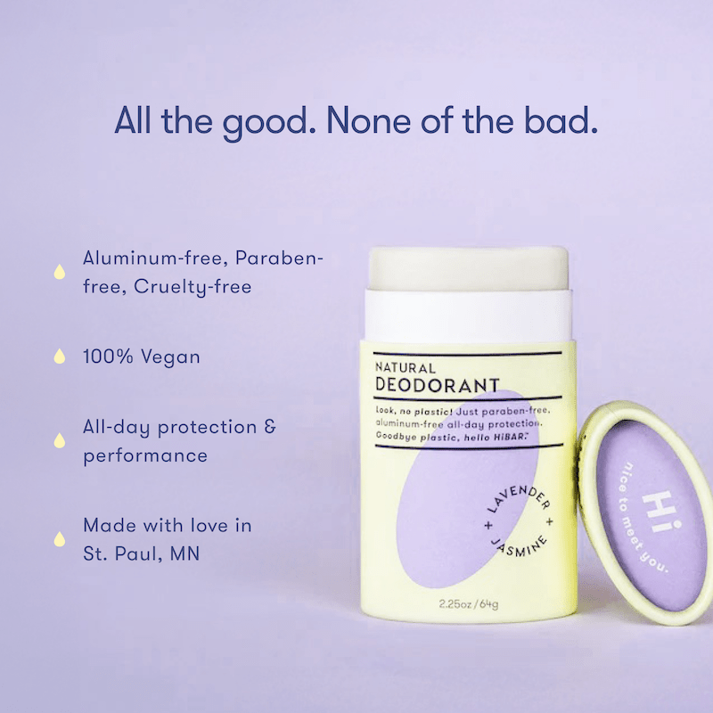 HiBAR Plastic - Free Deodorant