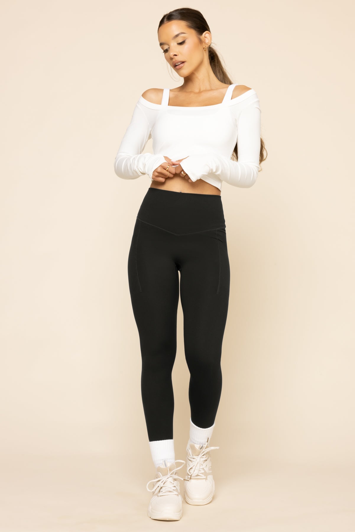 POPFLEX® Supersculpt™ Legging with Pockets - Black