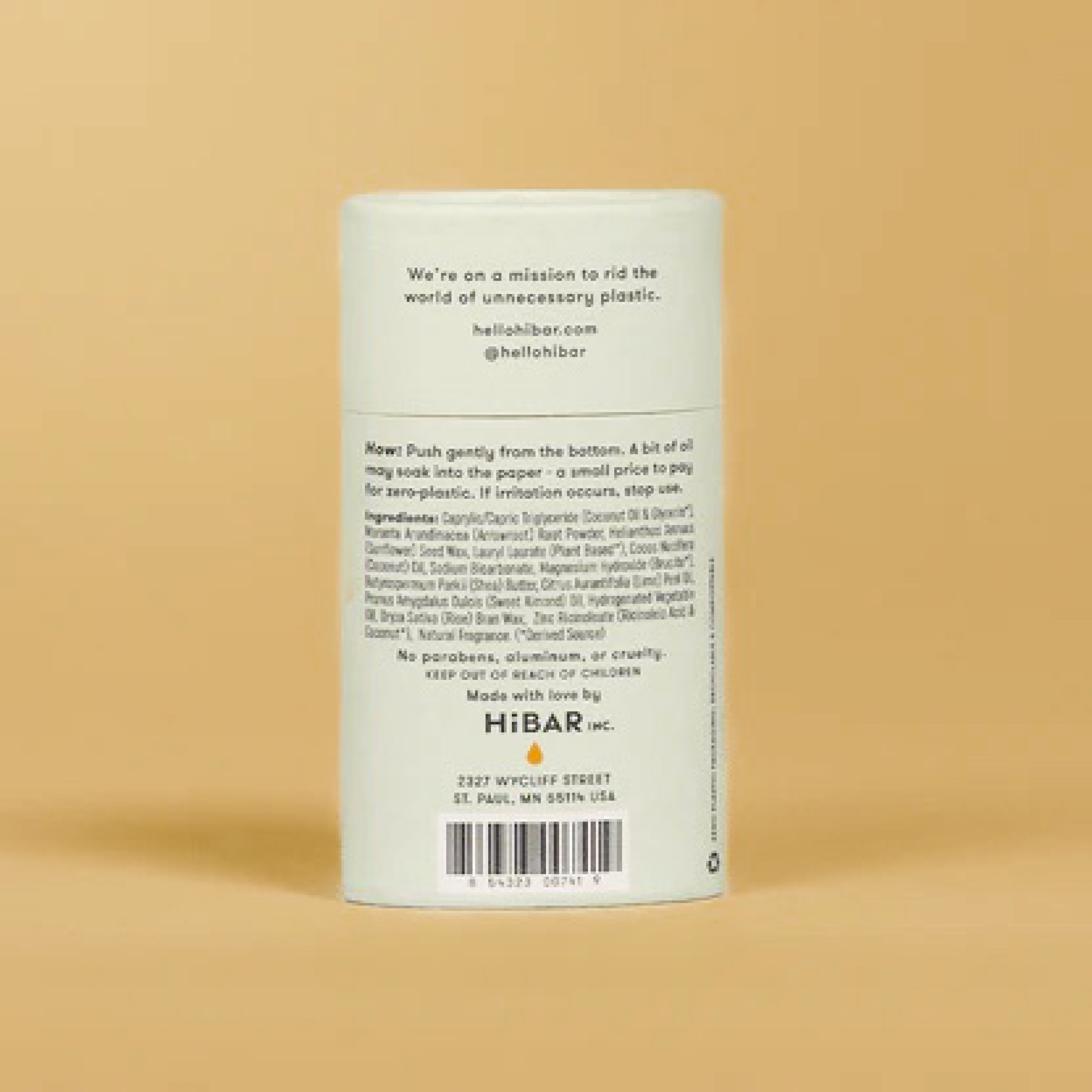 HiBAR Plastic - Free Deodorant