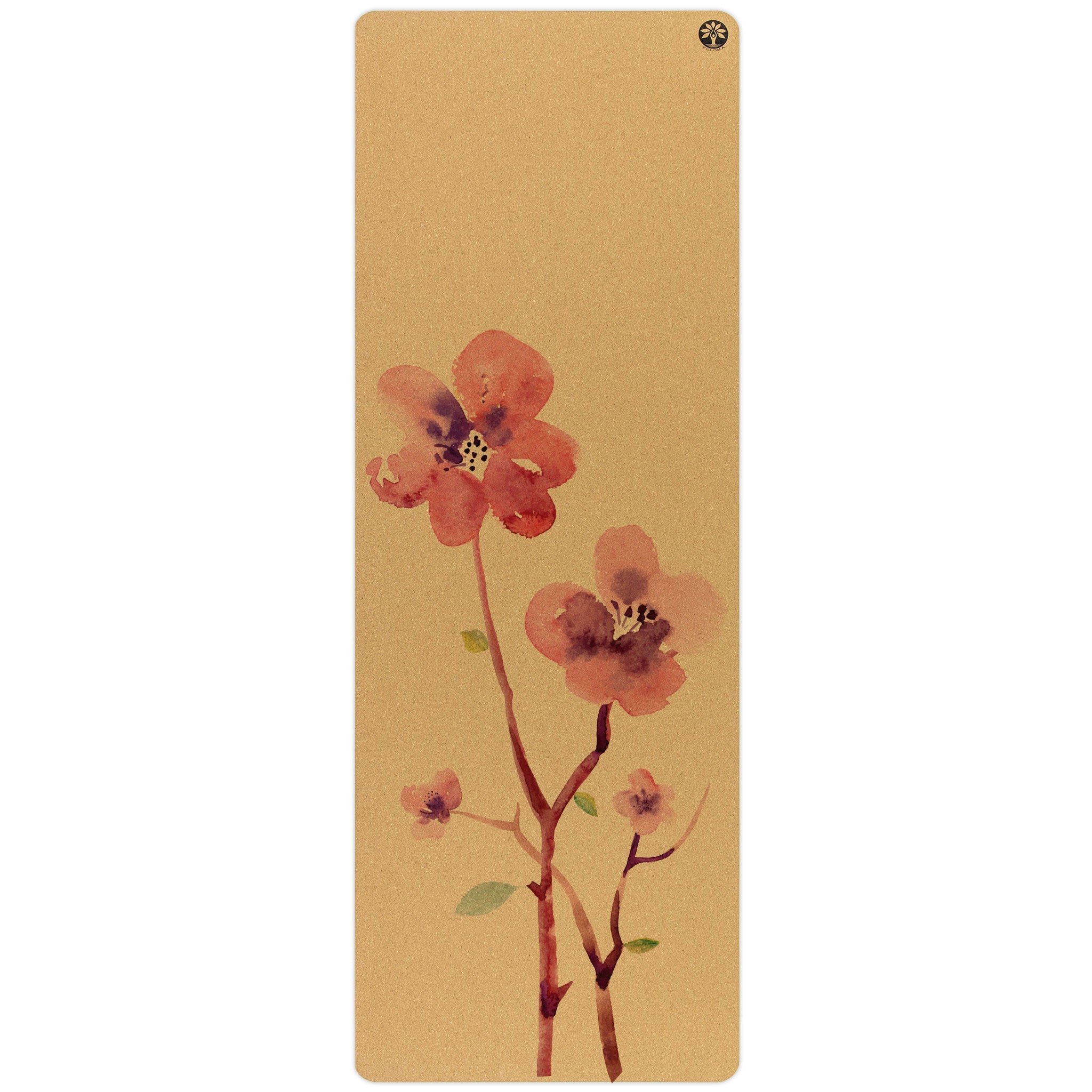 Yoloha Yoga Blossom Aura Cork Yoga Mat