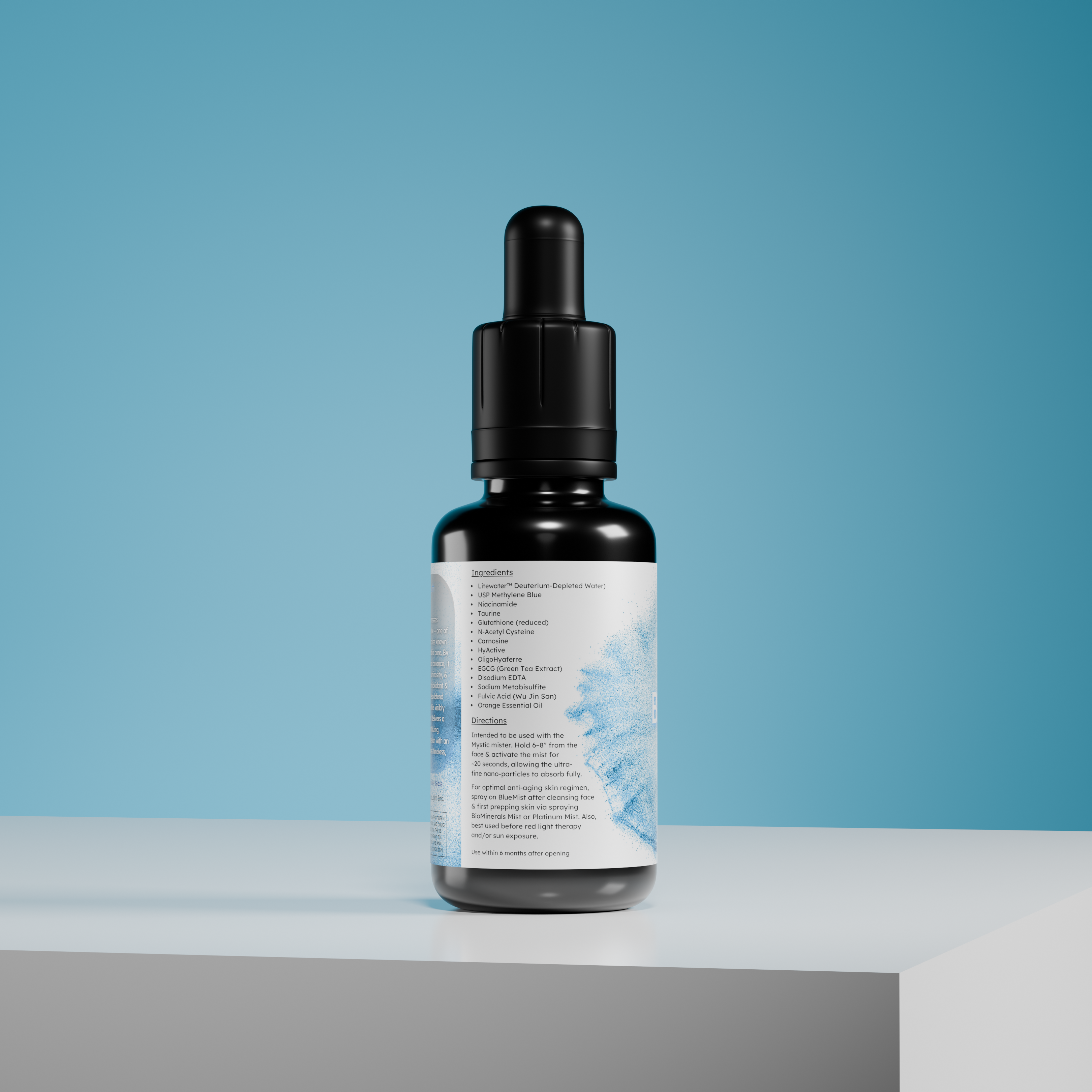 Blue Mist Facial Serum with Methylene Blue & Hyaluronic Acid
