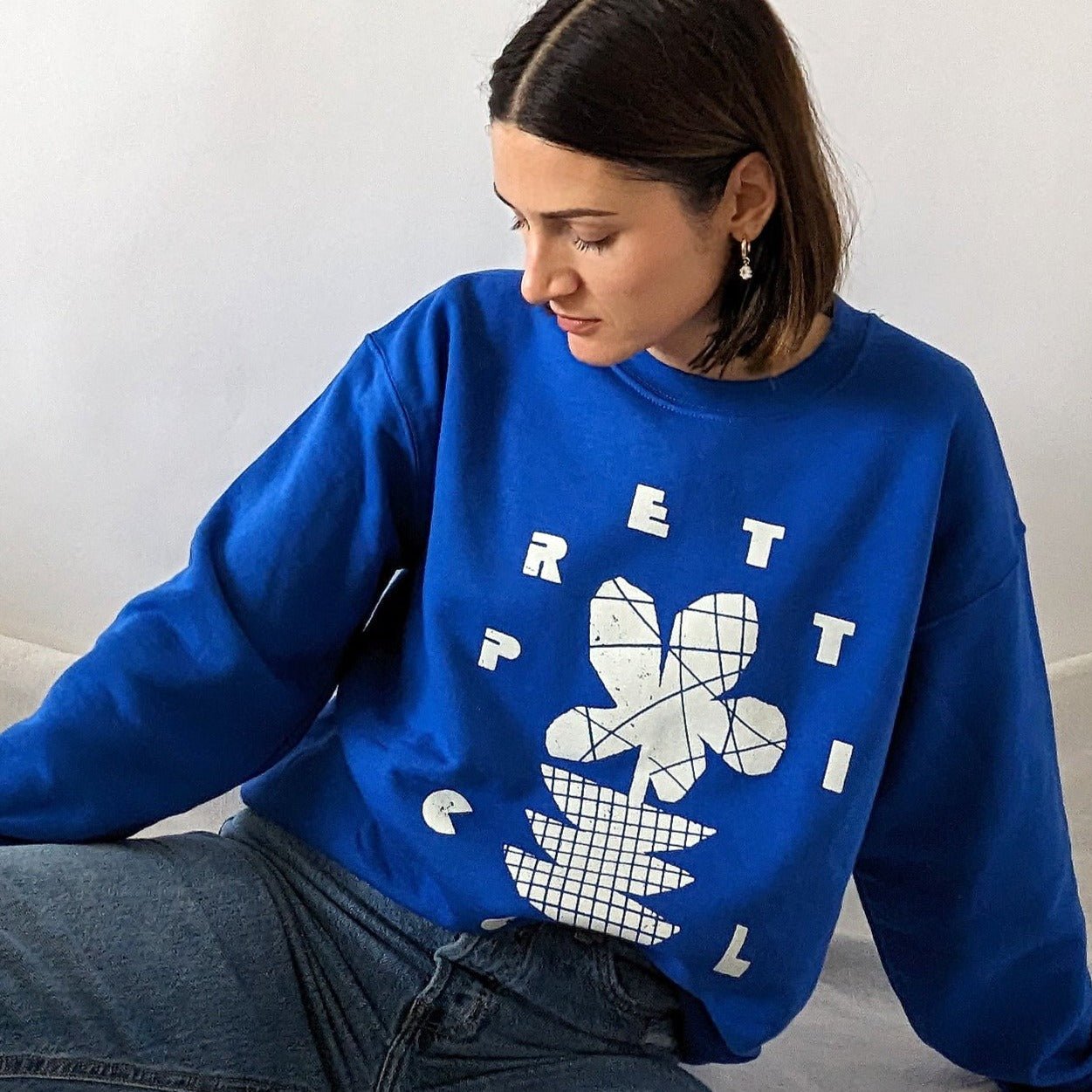 Pendientes de aro con dijes | Margaritas