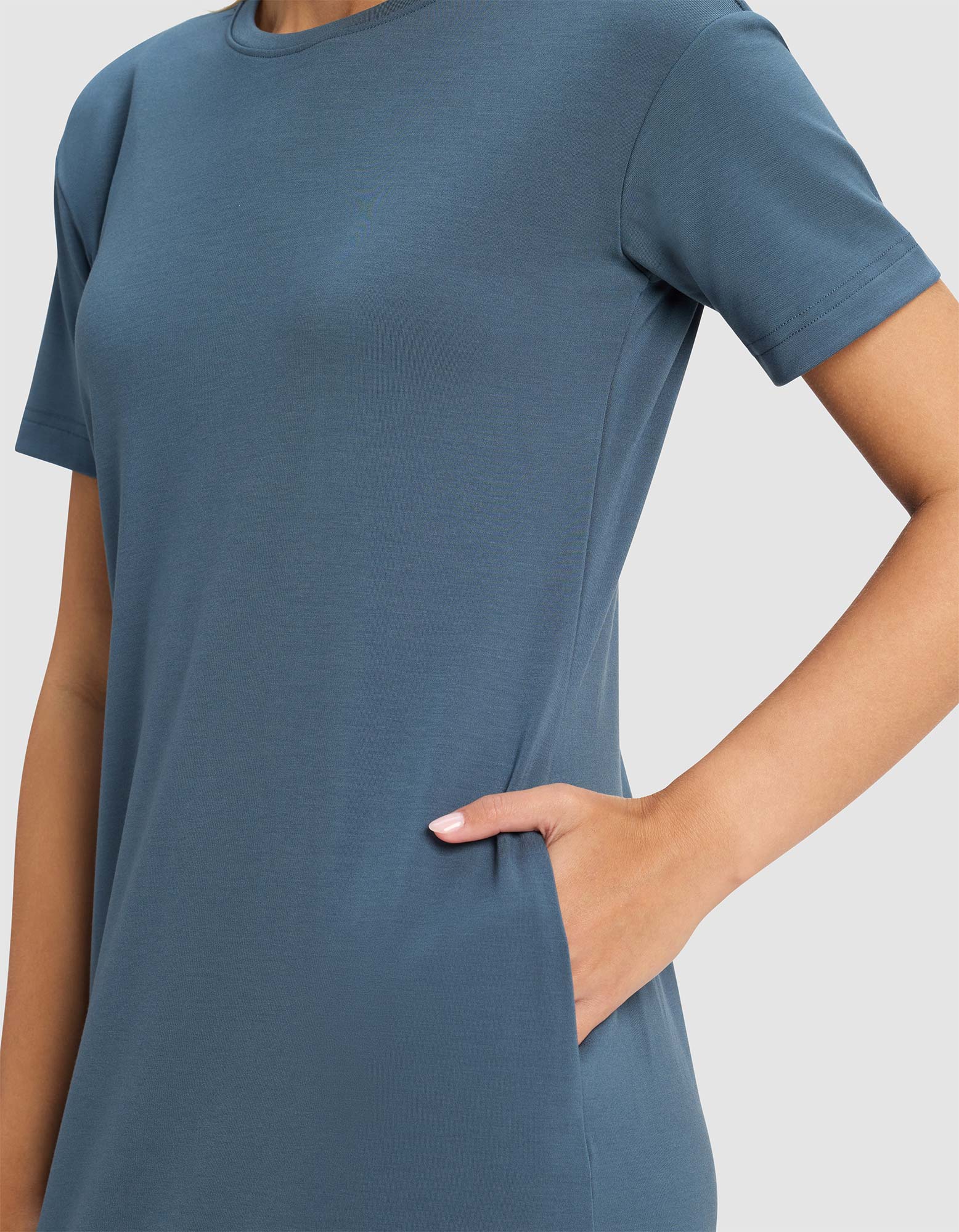 Women's Brushed Bamboo Midi Dress