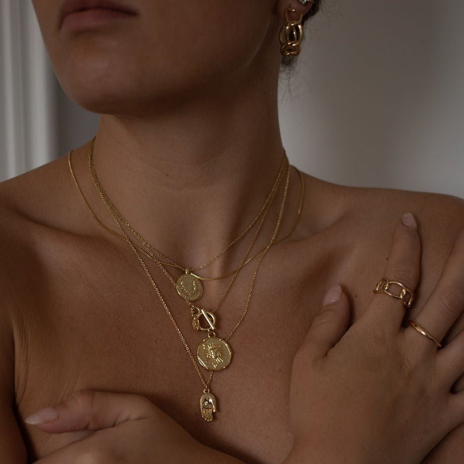 Rand Designs Aurora Medallion Necklace