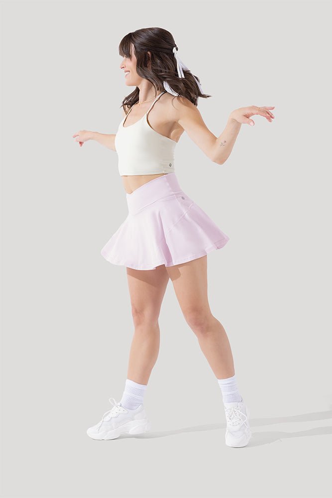 POPFLEX® Crisscross Hourglass® Twirl Skort - Orchid Ice