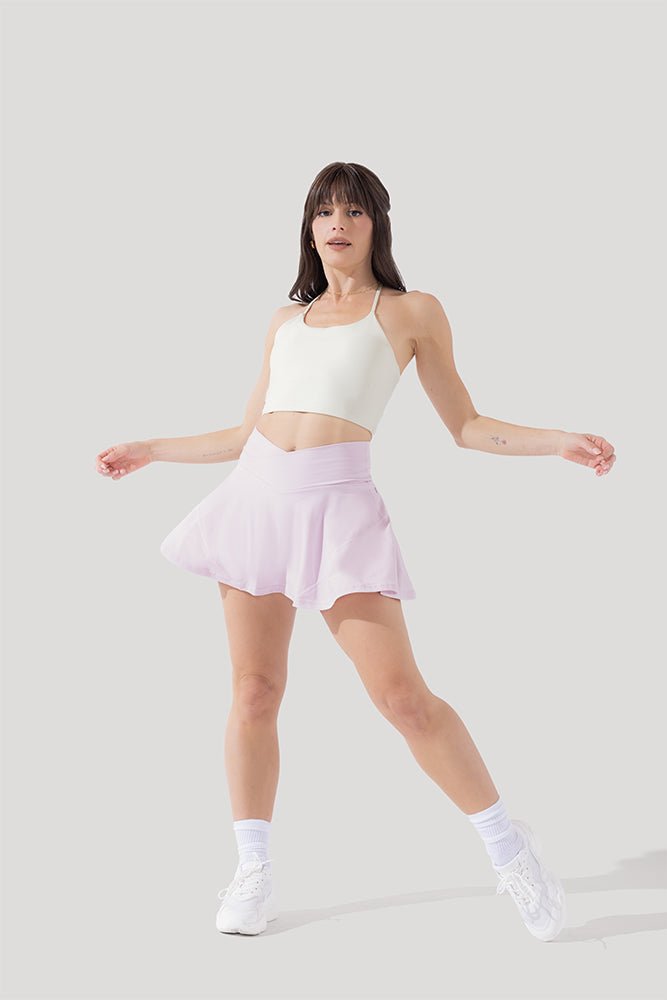 POPFLEX® Crisscross Hourglass® Twirl Skort - Orchid Ice