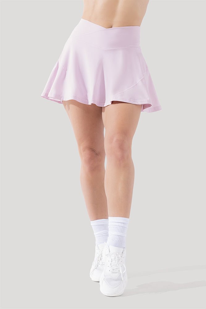 POPFLEX® Crisscross Hourglass® Twirl Skort - Orchid Ice