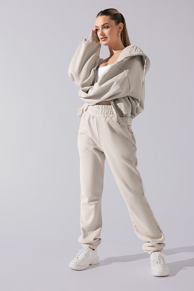 POPFLEX® Cloud Rollover Sweatpant - Seashell