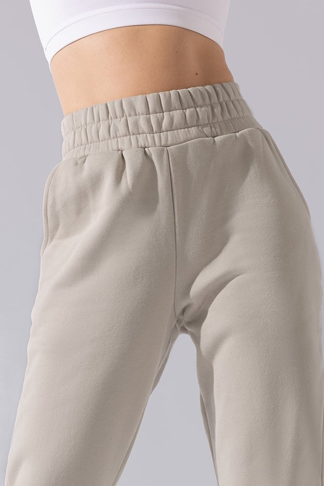 POPFLEX® Cloud Rollover Sweatpant - Seashell