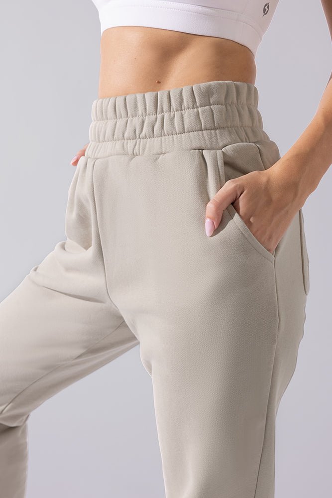 POPFLEX® Cloud Rollover Sweatpant - Seashell