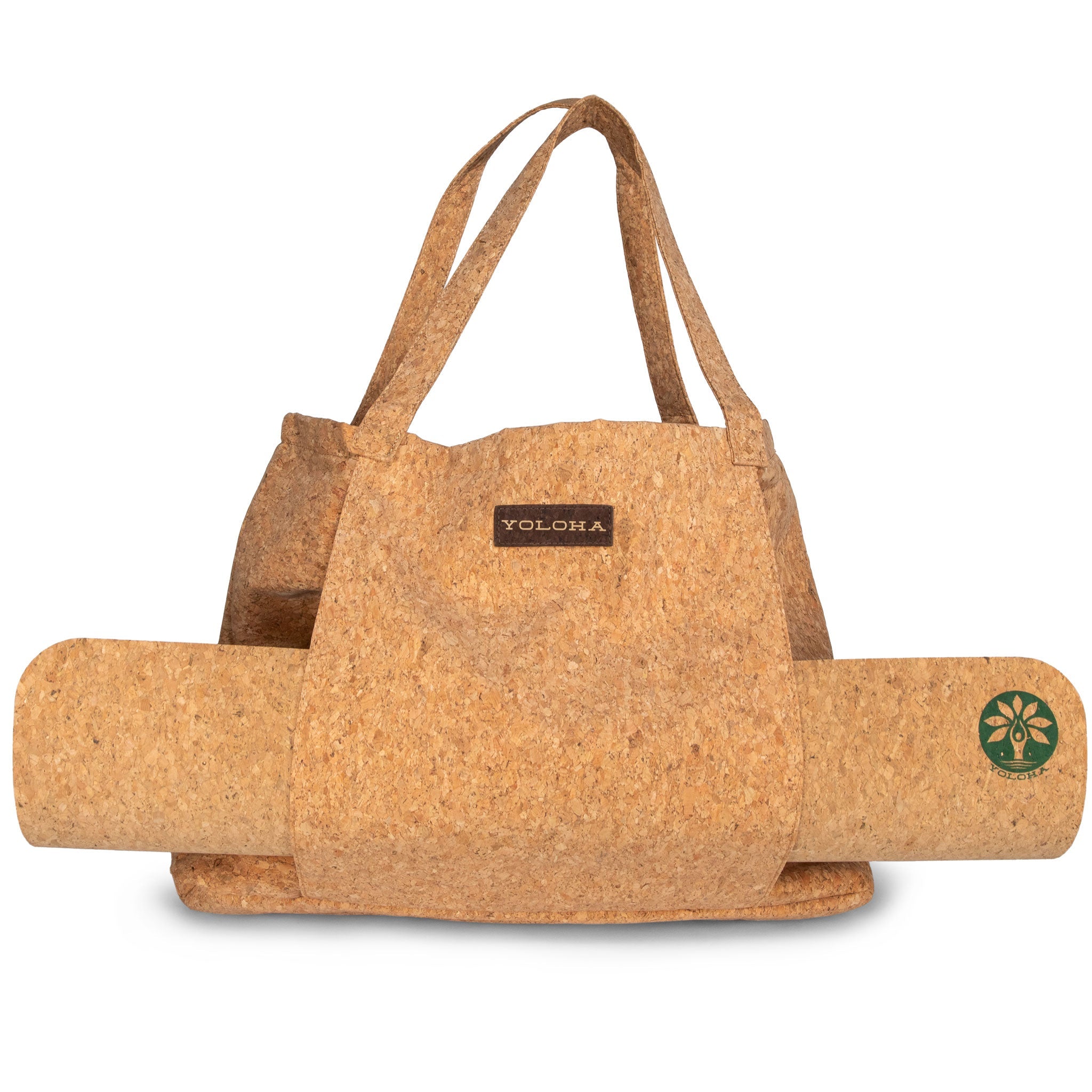 Yoloha Yoga Cork Tote Bag